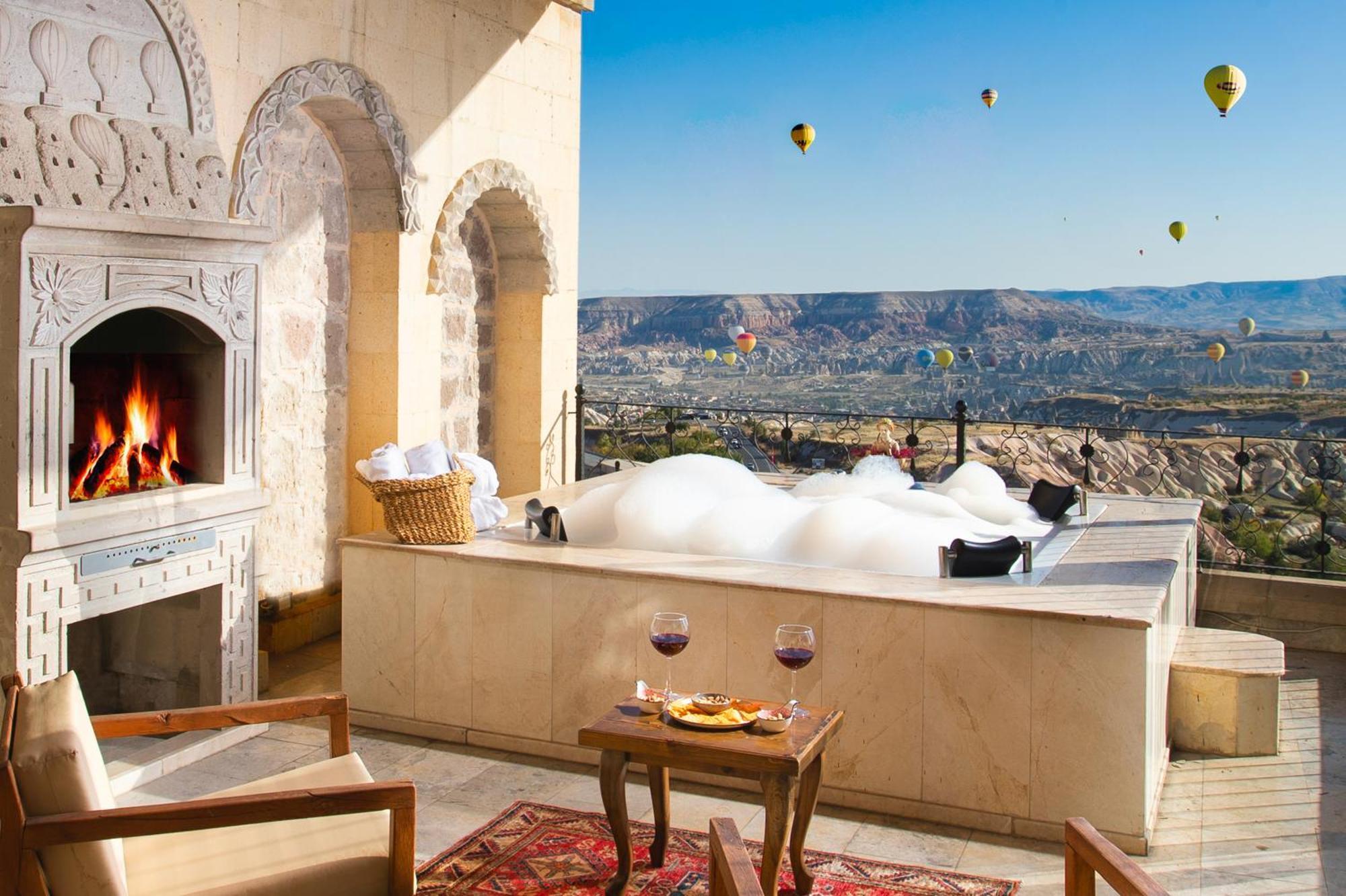 Simera In Cappadocia - Special Class - Best View Rooftop Üçhisar Ngoại thất bức ảnh