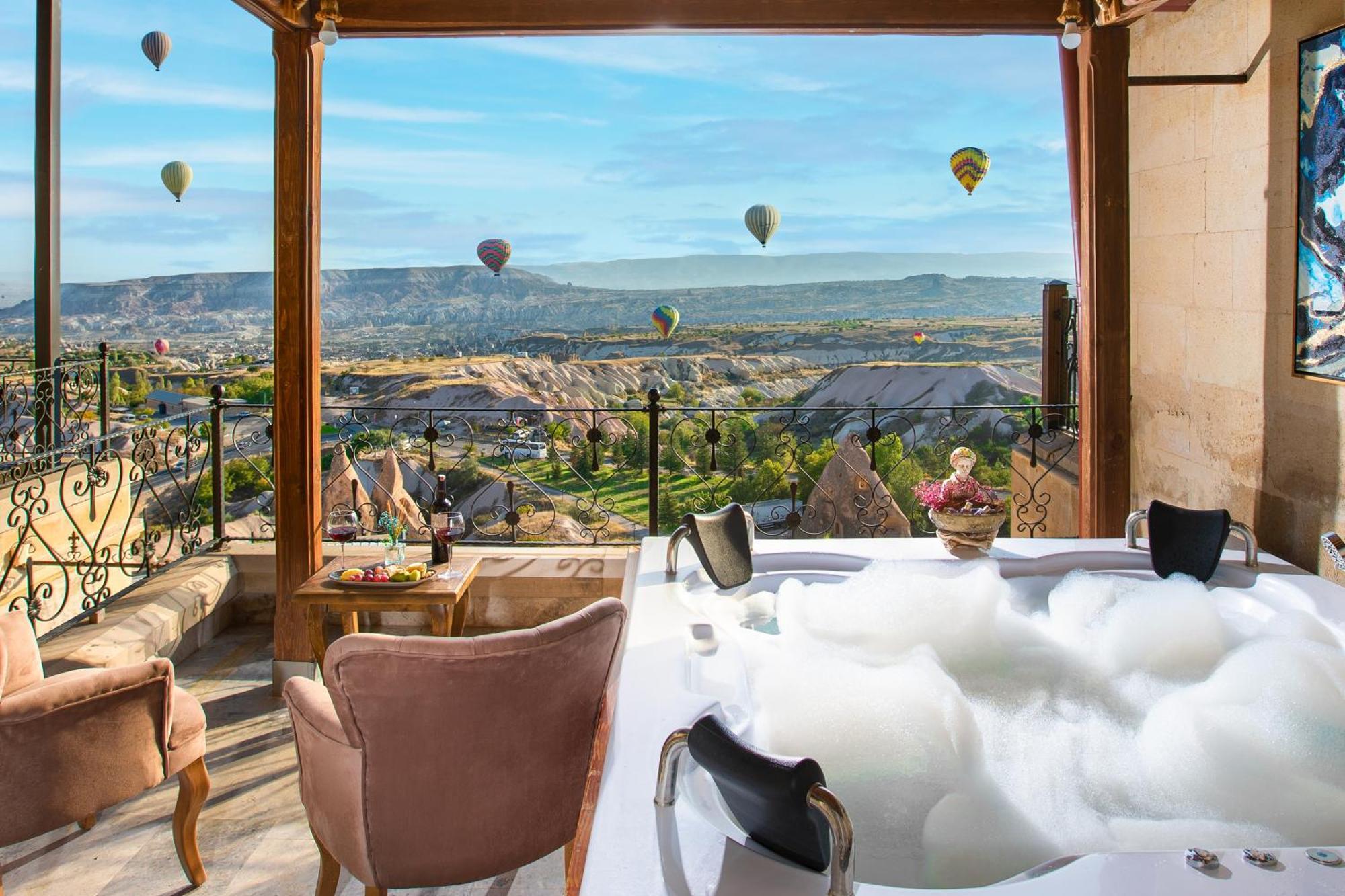 Simera In Cappadocia - Special Class - Best View Rooftop Üçhisar Ngoại thất bức ảnh