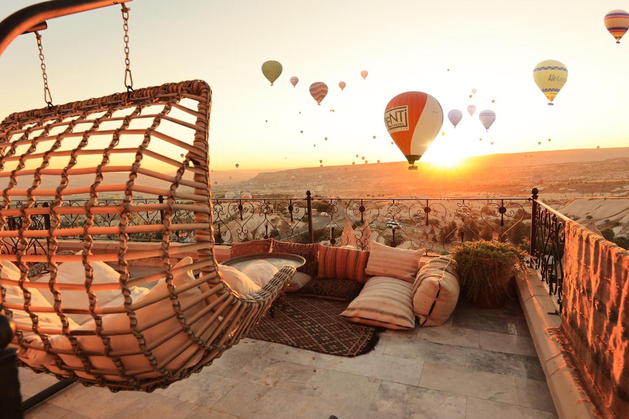 Simera In Cappadocia - Special Class - Best View Rooftop Üçhisar Ngoại thất bức ảnh